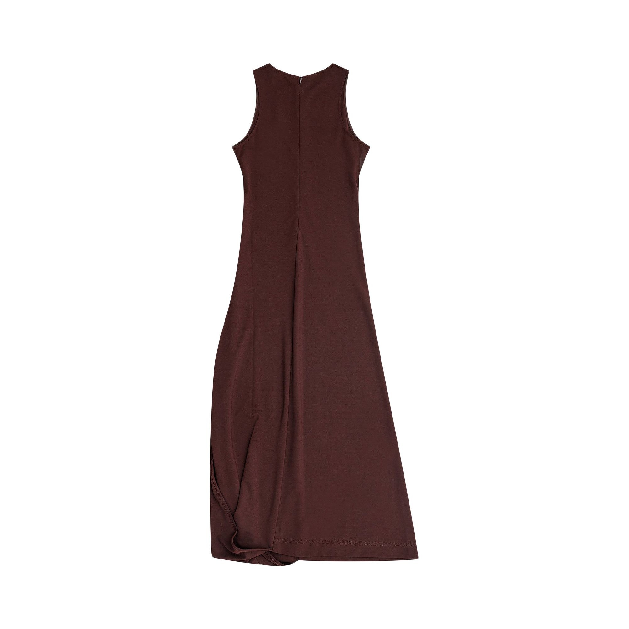 Lemaire Twisted Hem Dress 'Dark Cherry' - 2