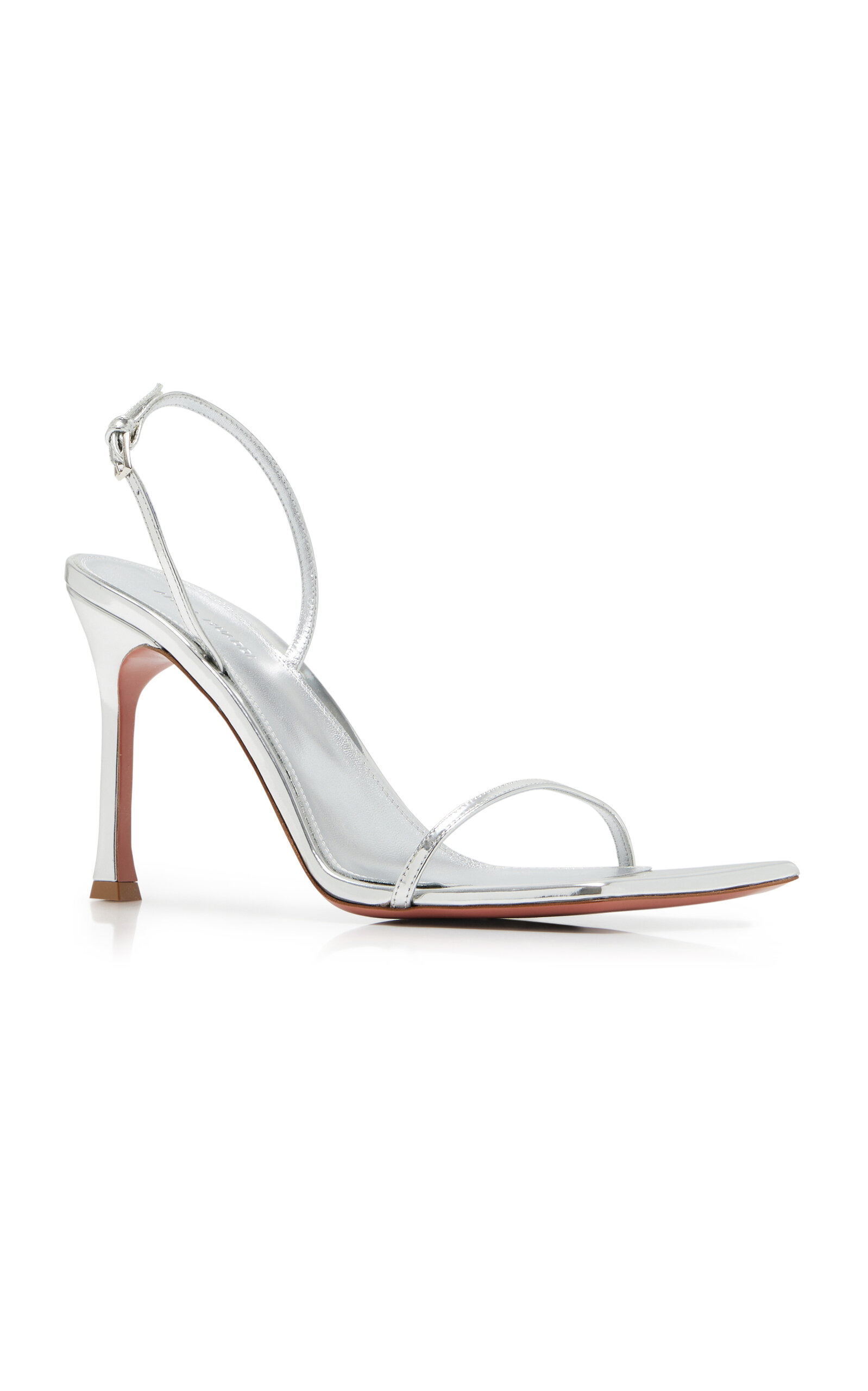 Maya Metallic-Leather Sandals silver - 3