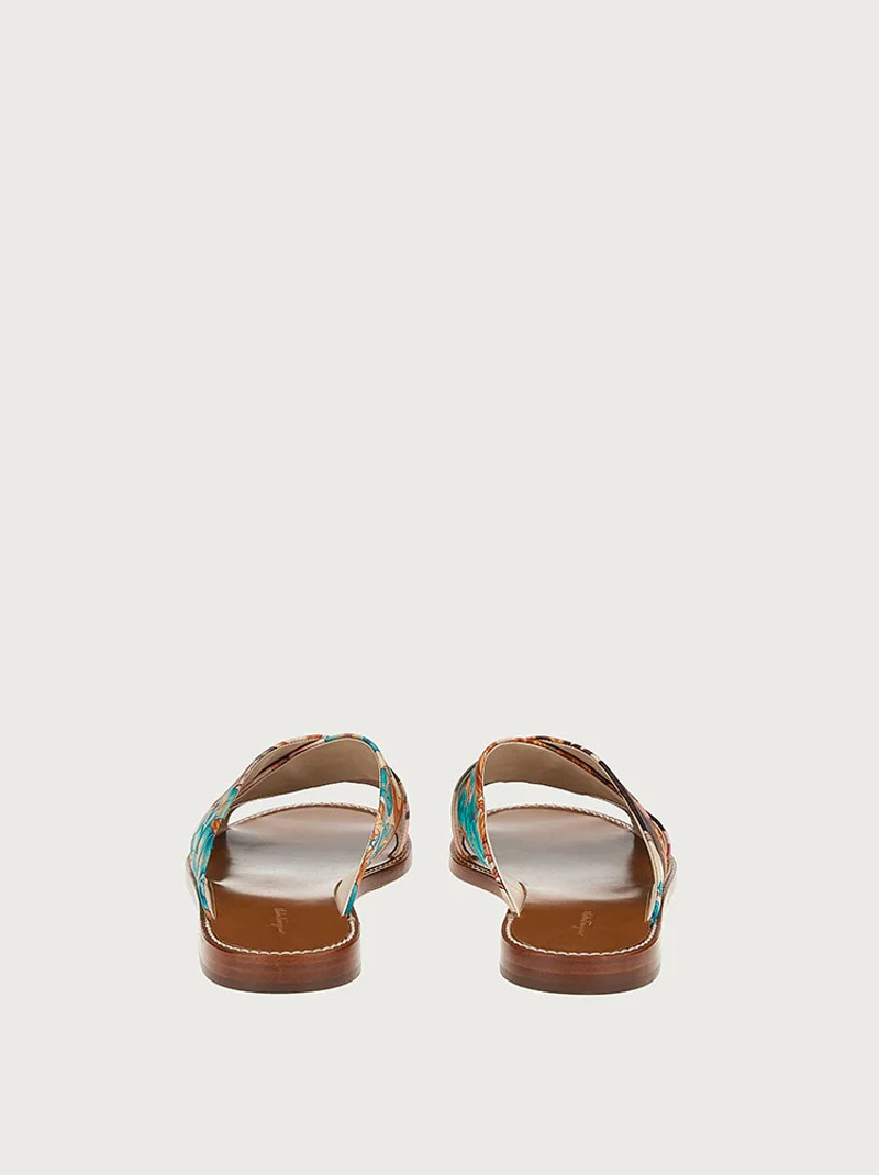 GIARDINO PRINT FLAT SANDAL - ECONYL® NYLON 3