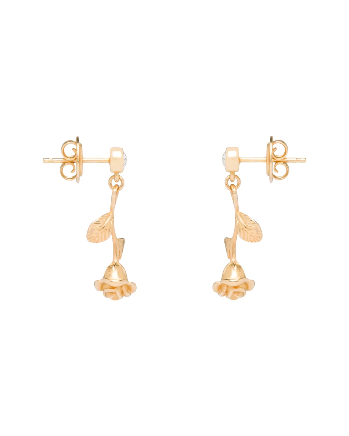 Prada Fine Jewellery gold and diamond earrings - 4