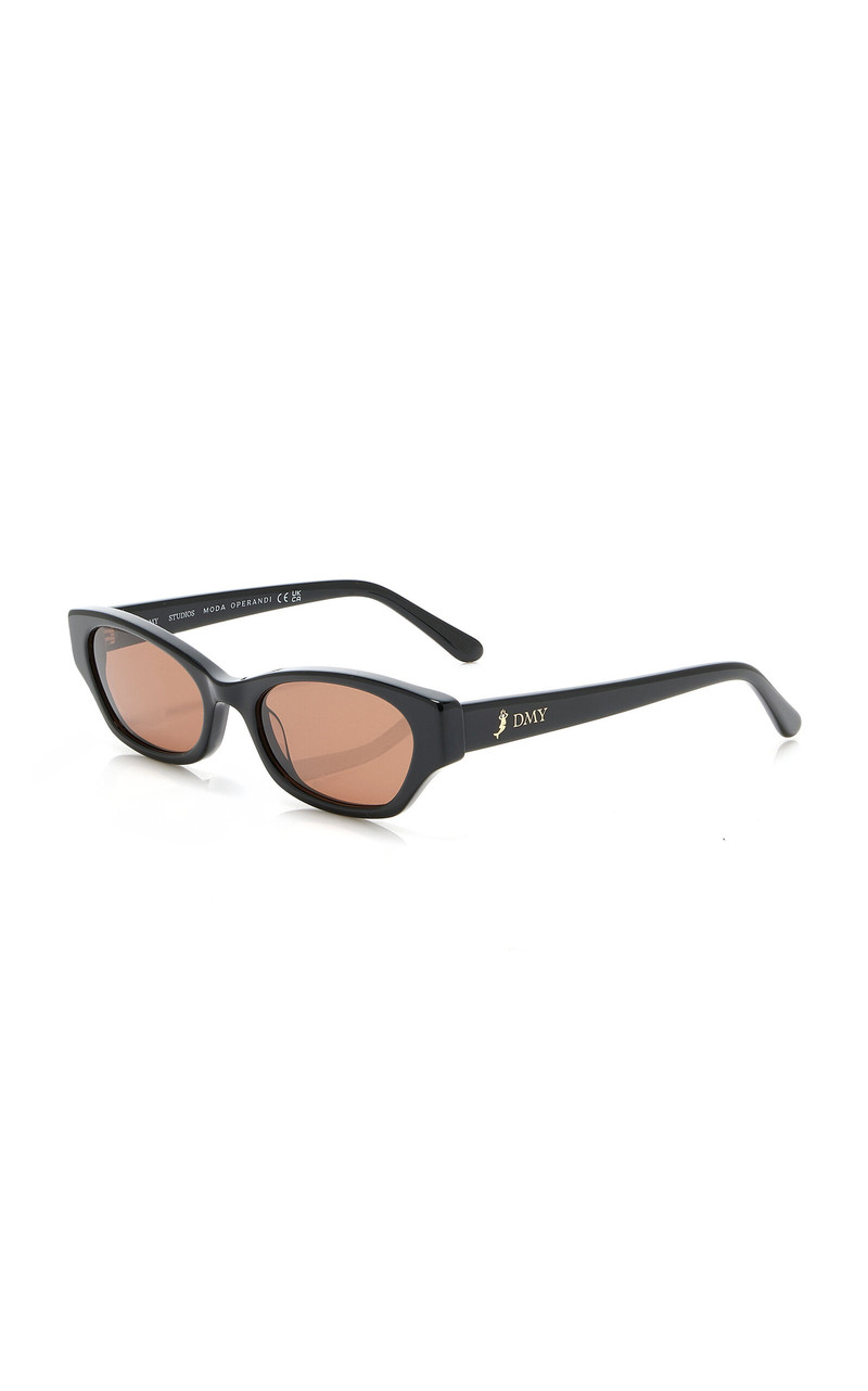 Exclusive Suki Square-Frame Acetate Sunglasses black 3