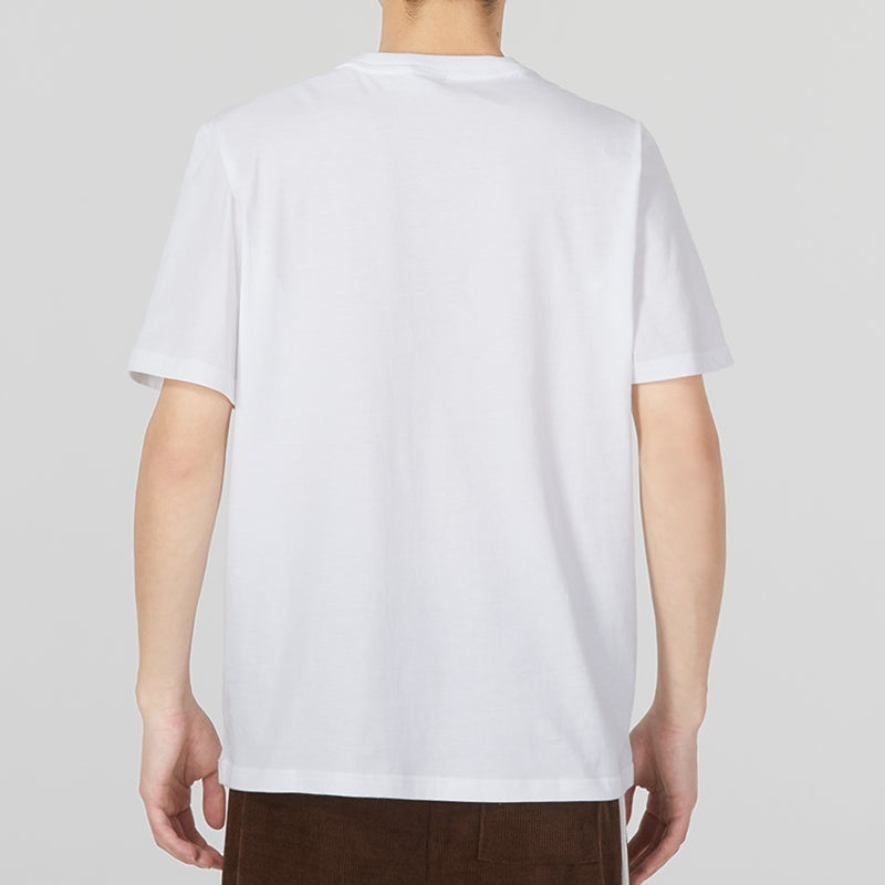 PUMA Printed Short Sleeve T-Shirt 'White' 621559-02 - 4