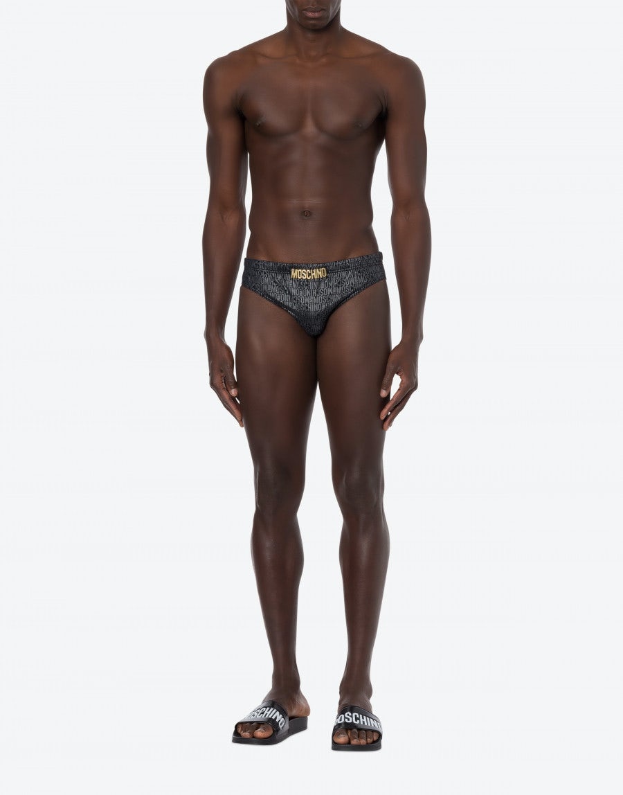 LYCRA SWIM BRIEFS LETTERING LOGO - 2