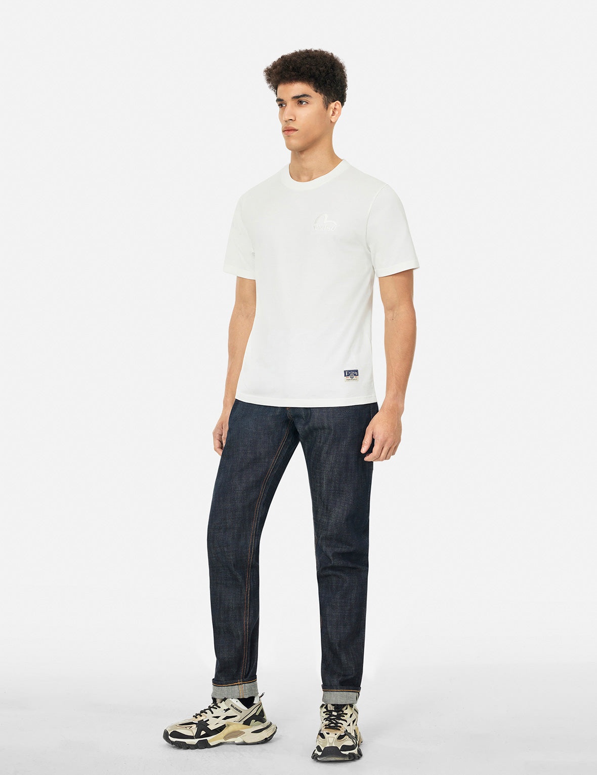 7 Pockets Design Carrot Fit Raw Jeans #2017 - 3