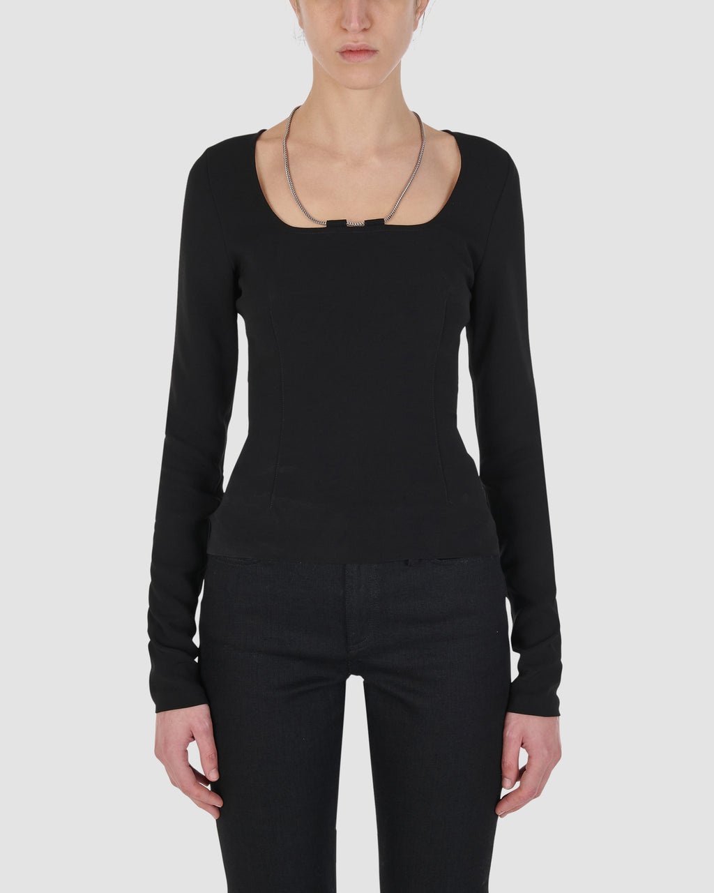 LONG SLEEVE CHAIN TOP - 2