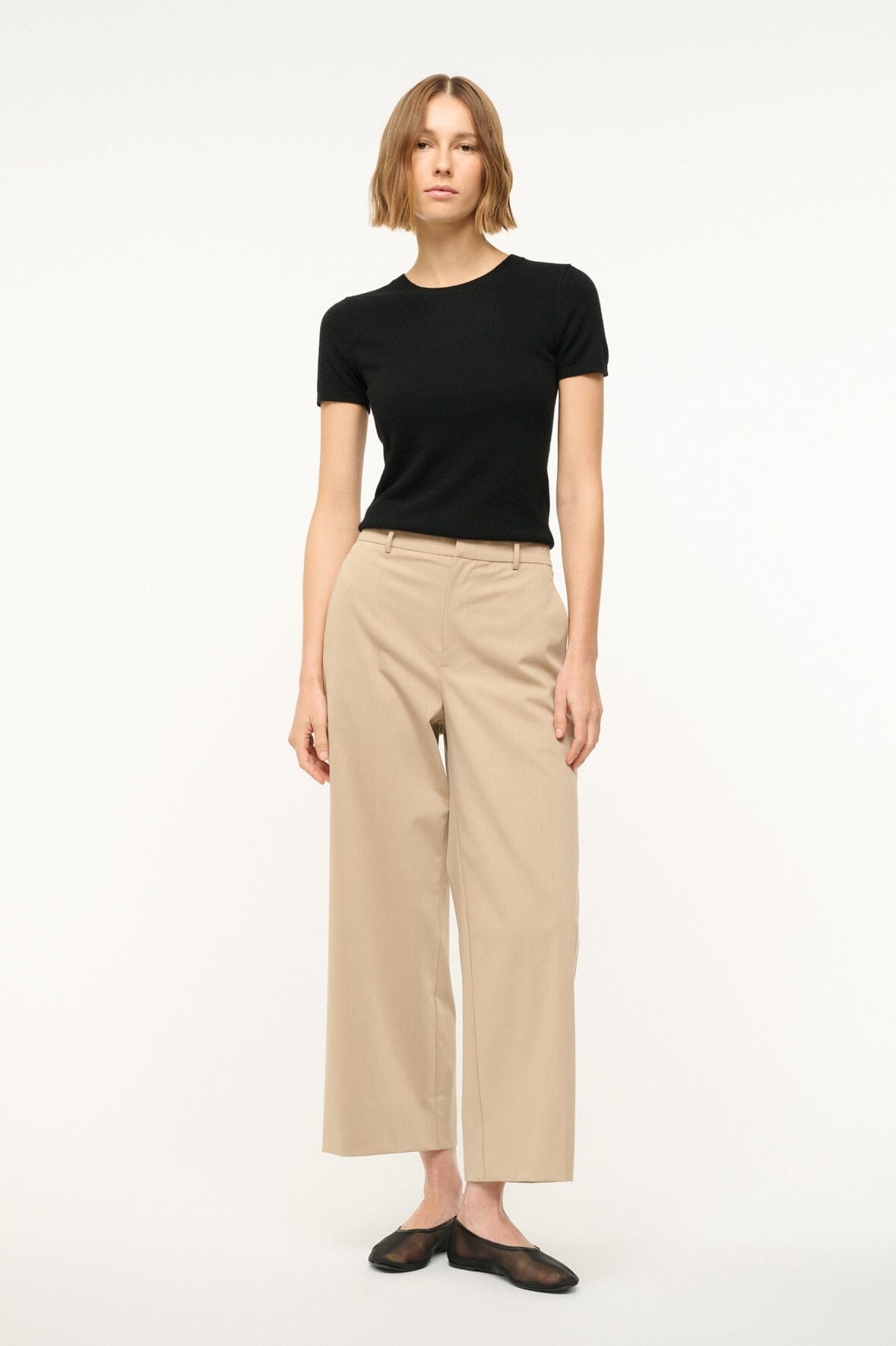 STAUD PRINCE CROPPED PANT STONE - 3