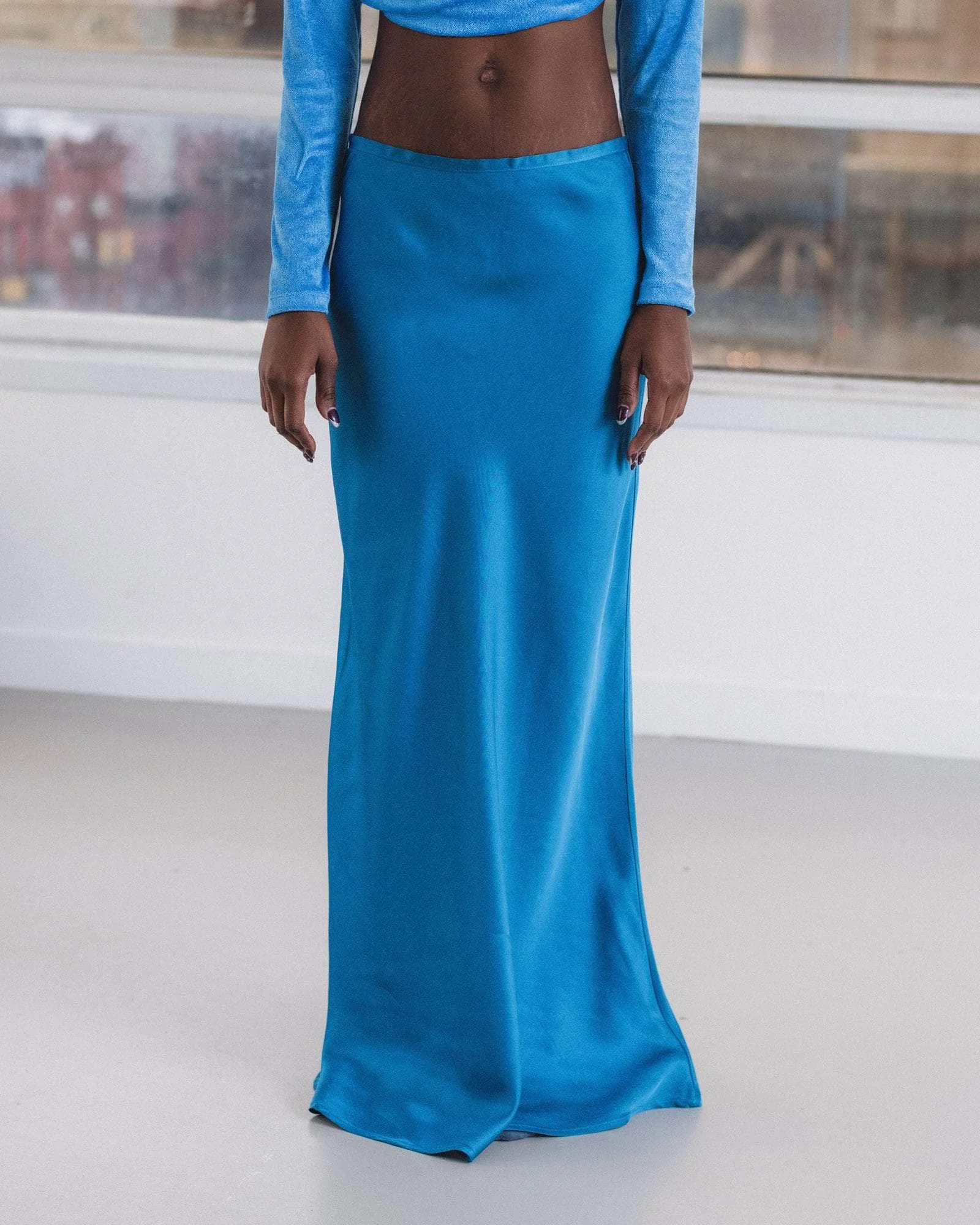 Dydine Fitted Skirt - Ecovero Satin - 1