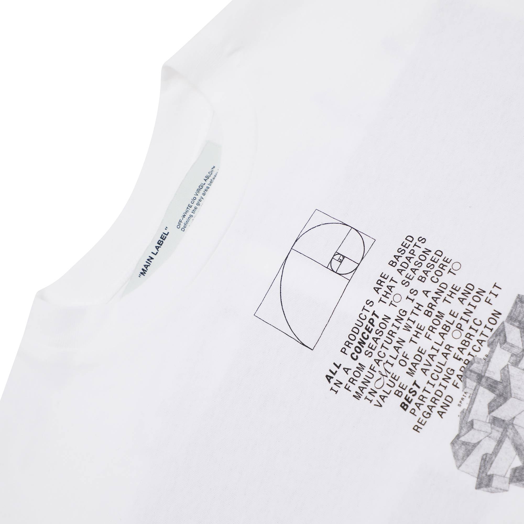 Off-White Dripping Arrows Short Sleeve Over T-Shirt 'White' - 3