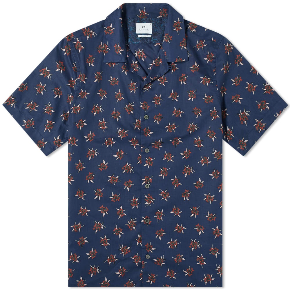 Paul Smith Floral Print Vacation Shirt - 1