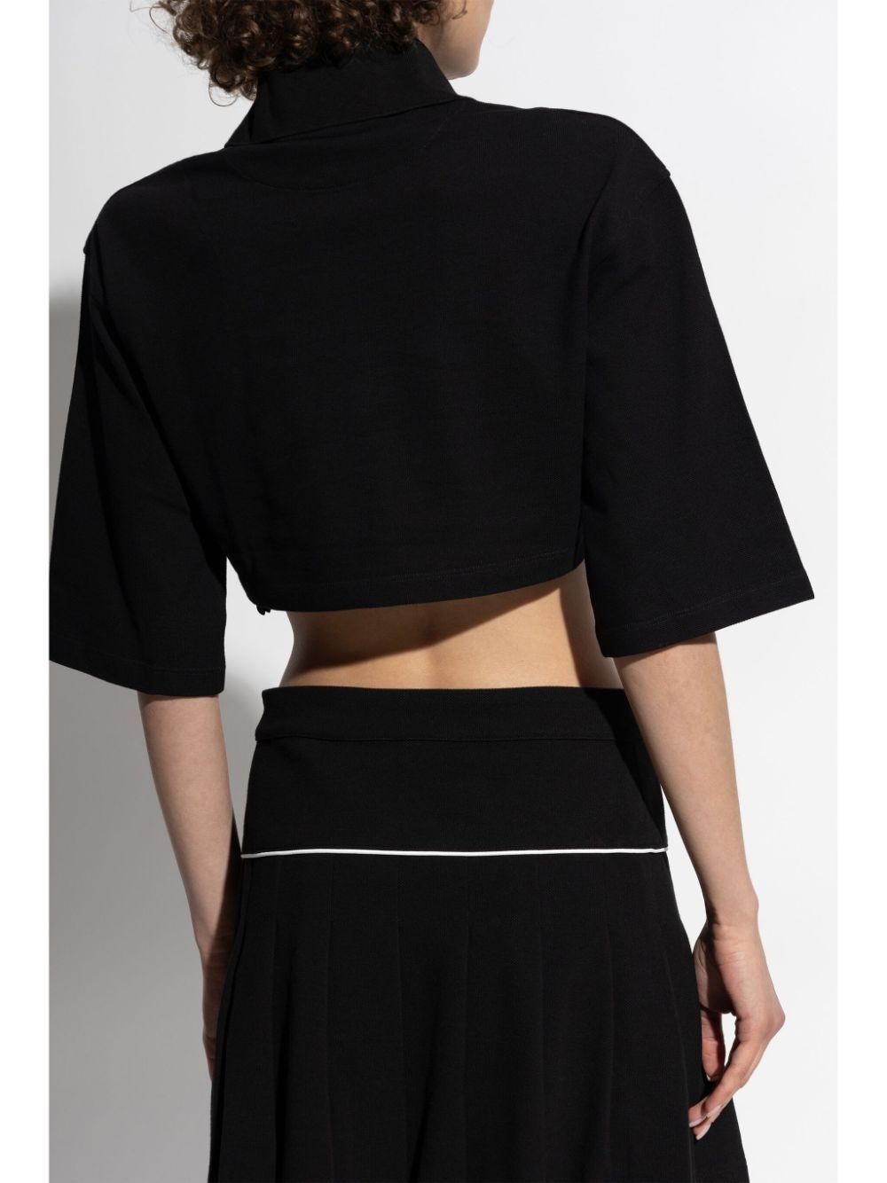 cropped polo shirt - 4