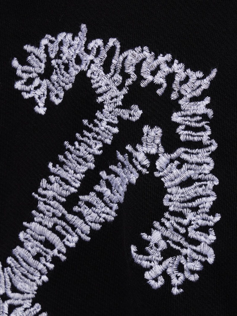 オフホワイト☆TATTOO ARROW SKATE HOODIE WHITE OFF-WHITE Paint Script Arrows Skate Hoodie Grey/White Men's