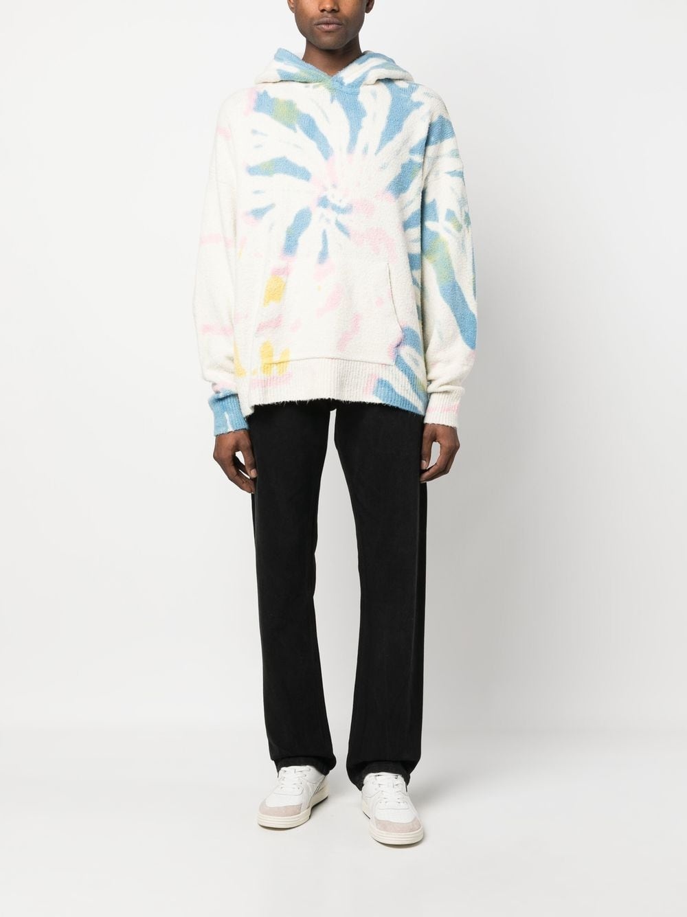 tie-dye-print hoodie - 2