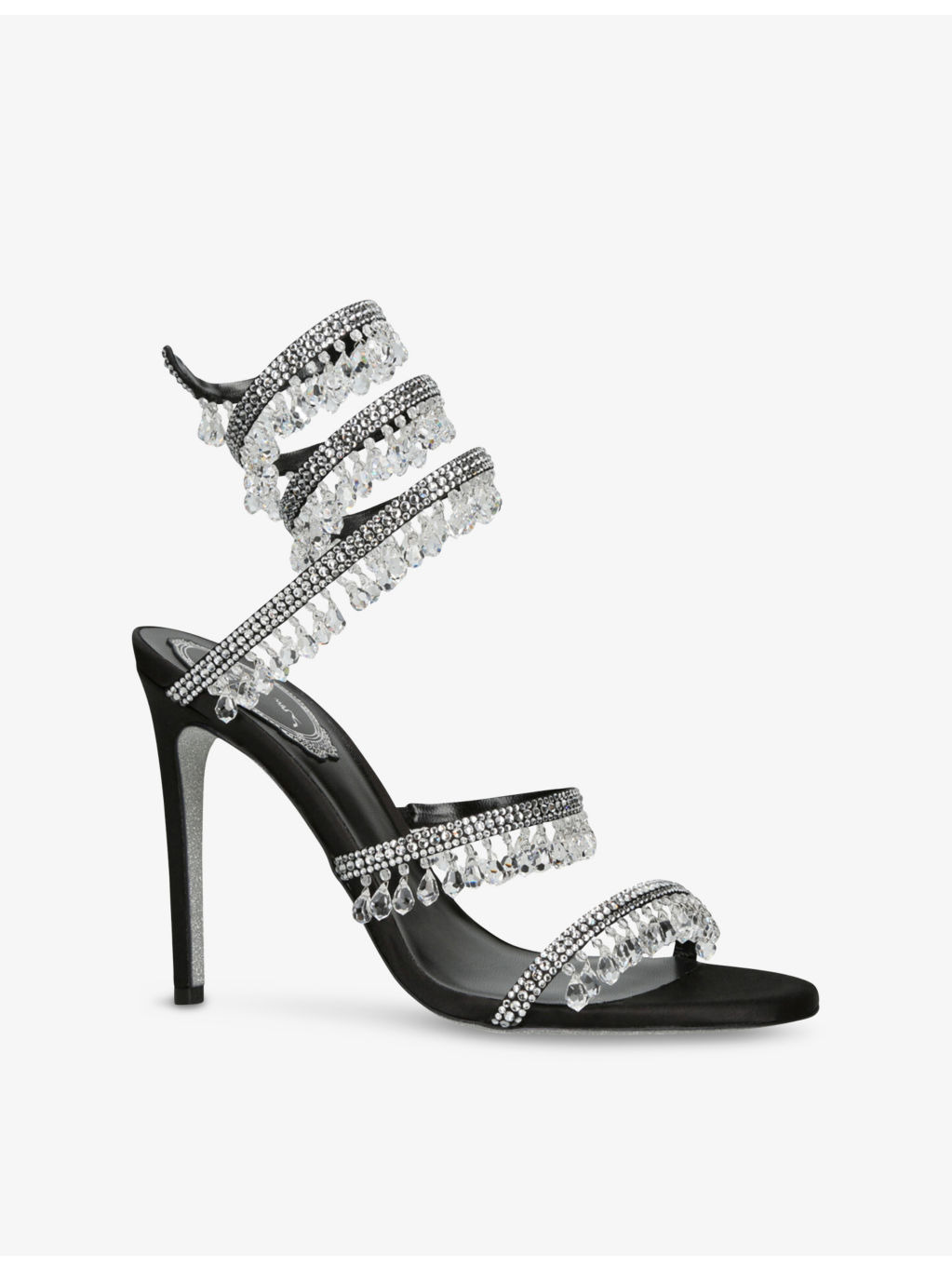 Chandelier 105 Leather Heeled Courts - 3