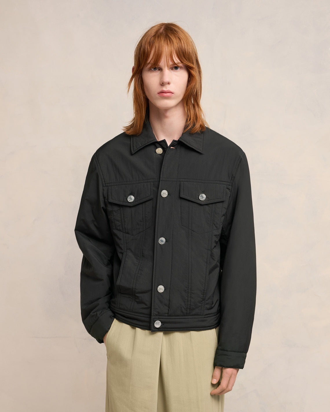 PADDED TRUCKER JACKET - 3