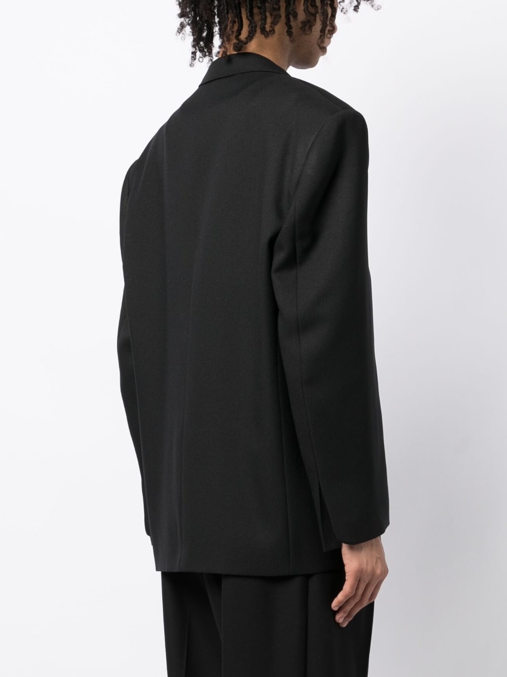 long-sleeved oversized blazer - 4