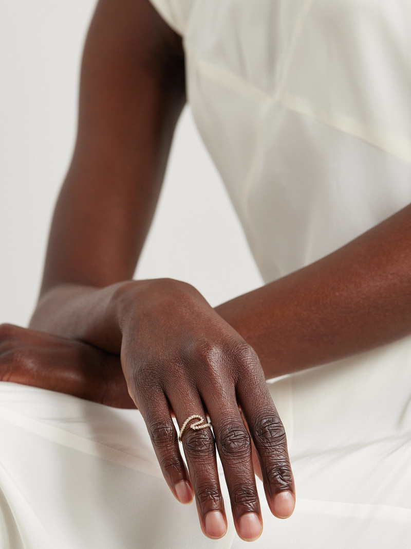 Yvonne Léon Bague Vague Surf 18-karat Gold Diamond Ring outlook