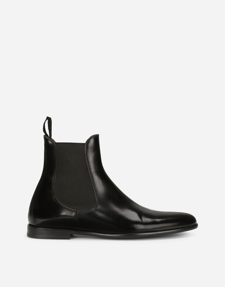 Brushed calfskin ankle boots - 1