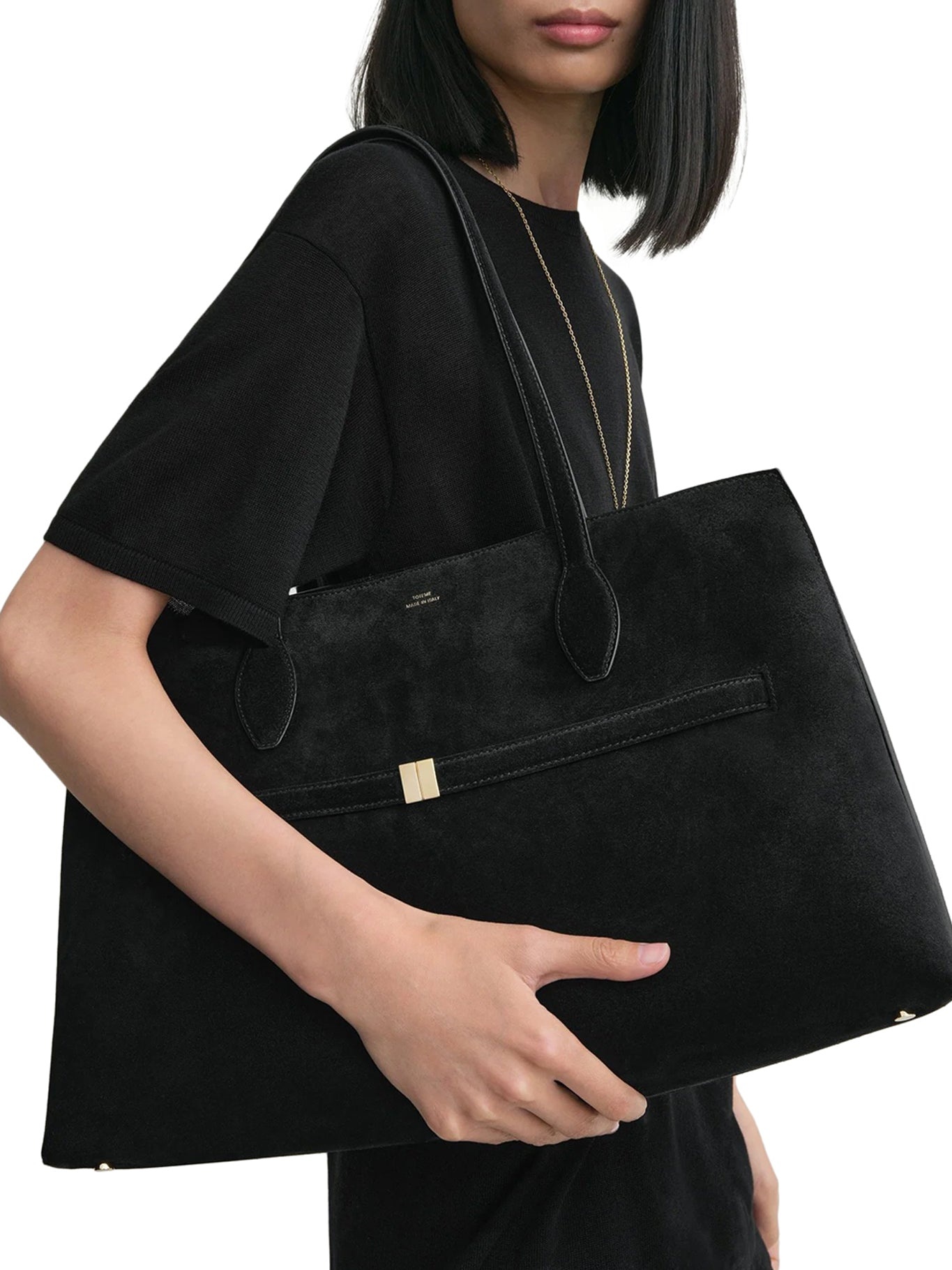 BAG SUEDE LOUNGE TOTE - 3