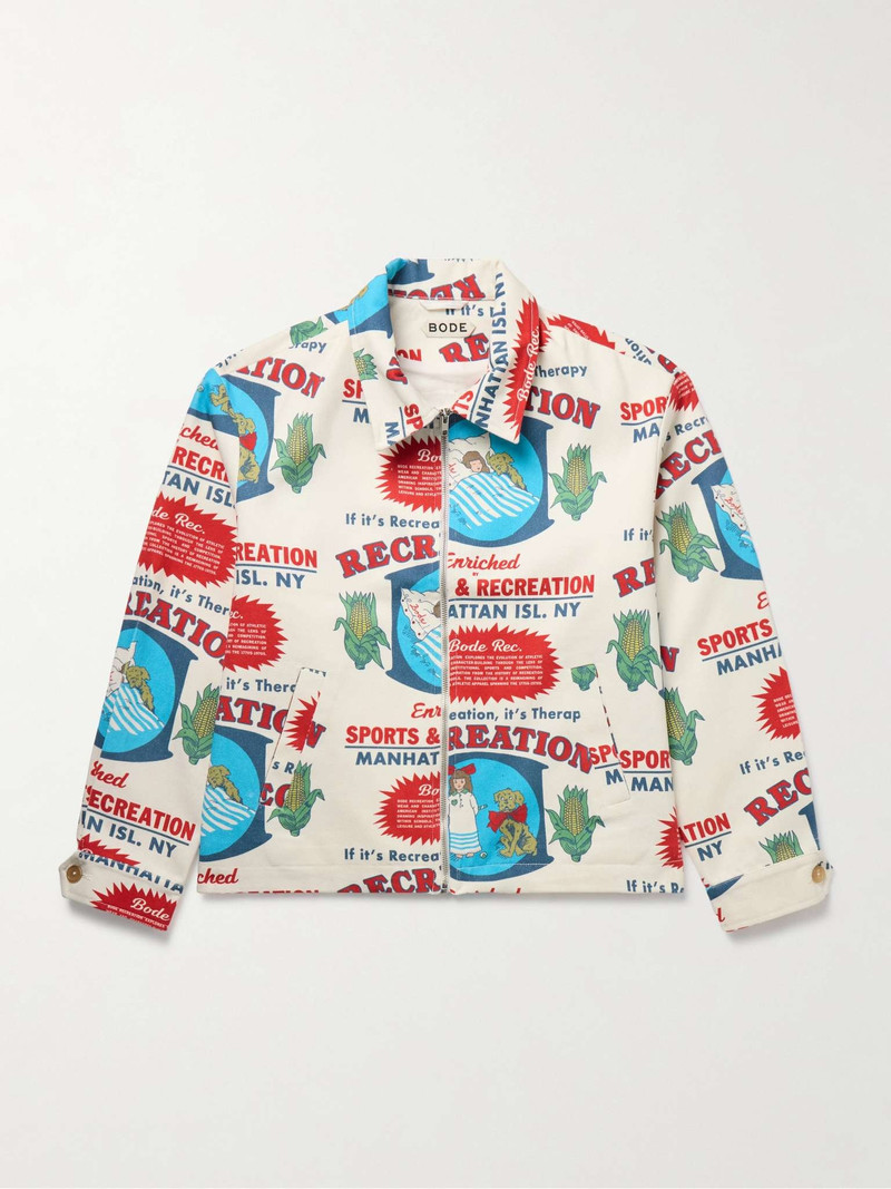 Rec. Enrichment Printed Cotton-Twill Jacket - 1