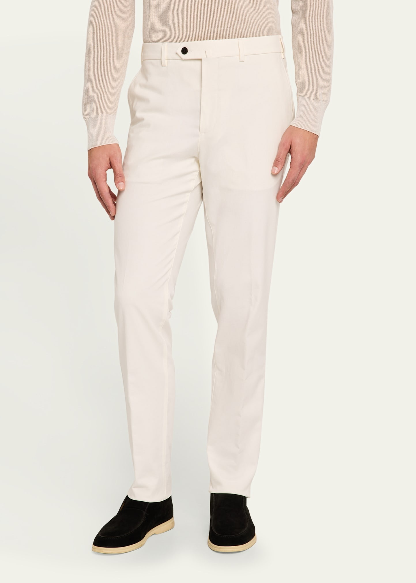 Men's Carlo Hyannis Straight Cotton Trousers - 4