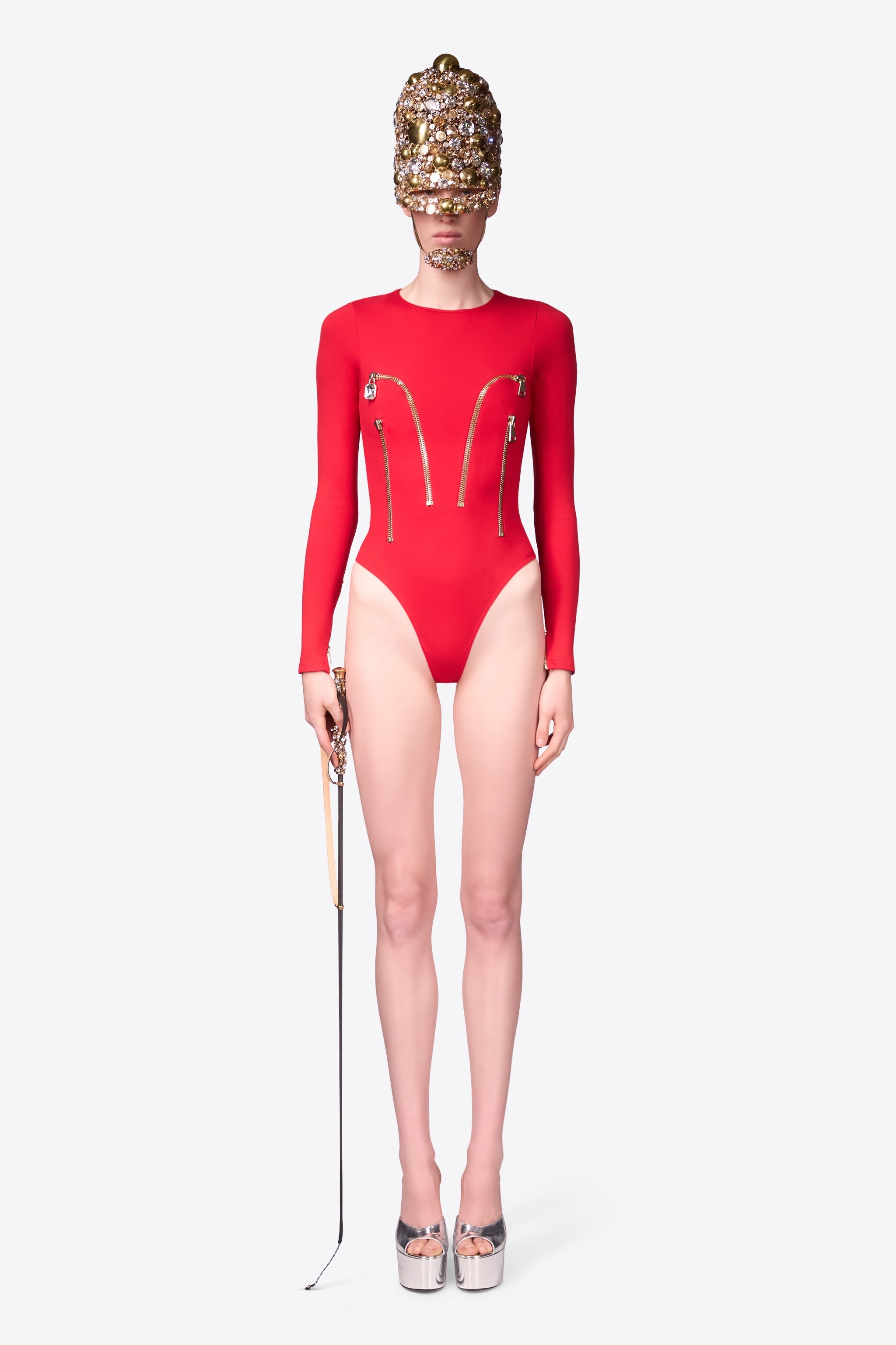 LONG SLEEVE ZIPPER BODYSUIT - 3