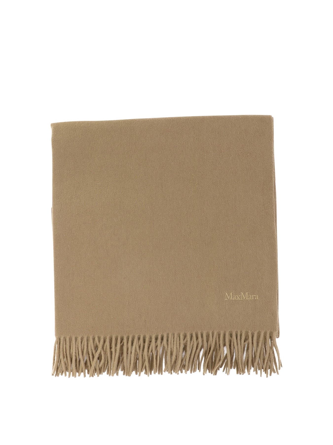 Cashmere Stole With Embroidery Scarves Brown - 1