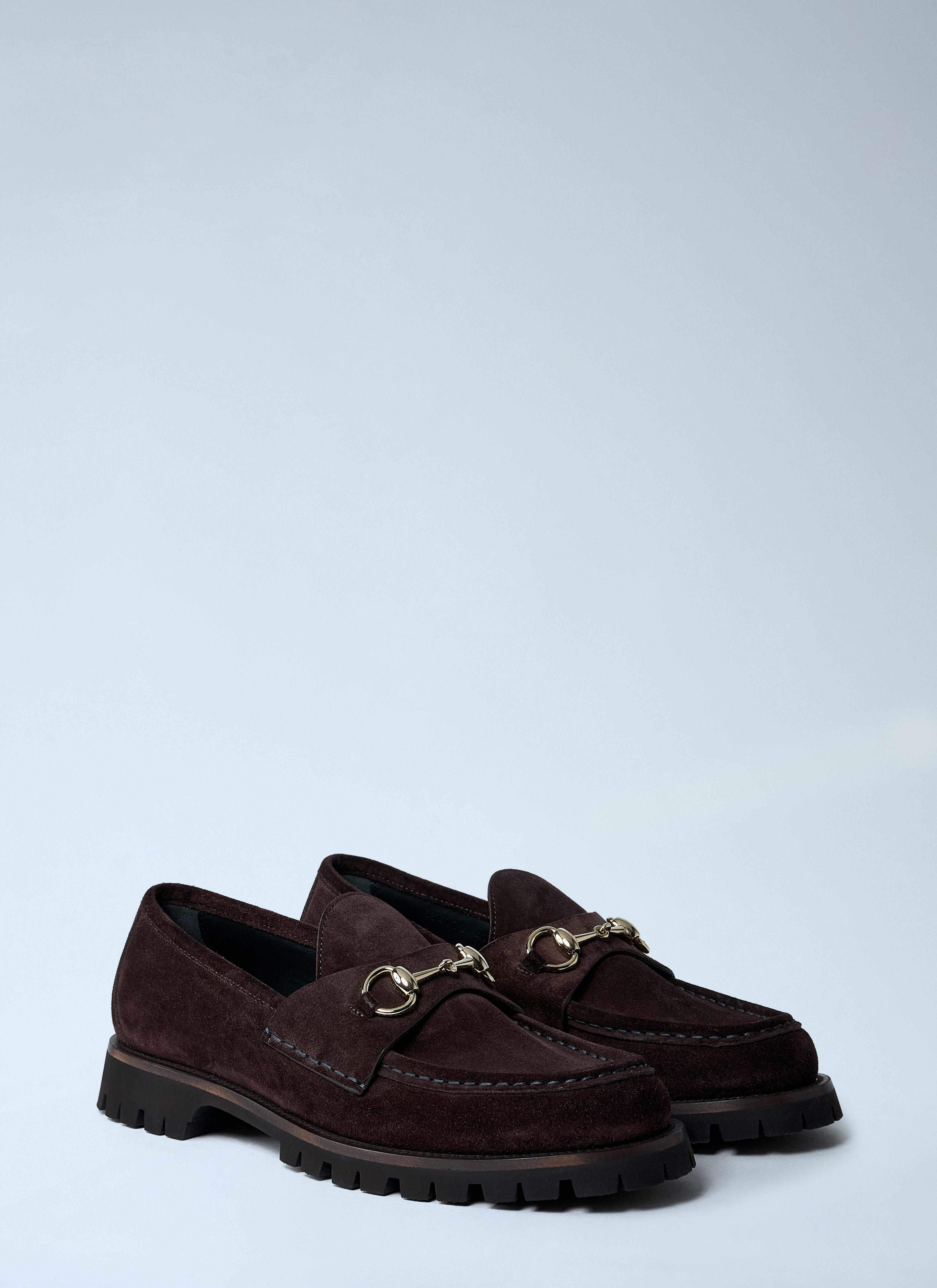 Gucci Women Horsebit Suede Loafters - 2