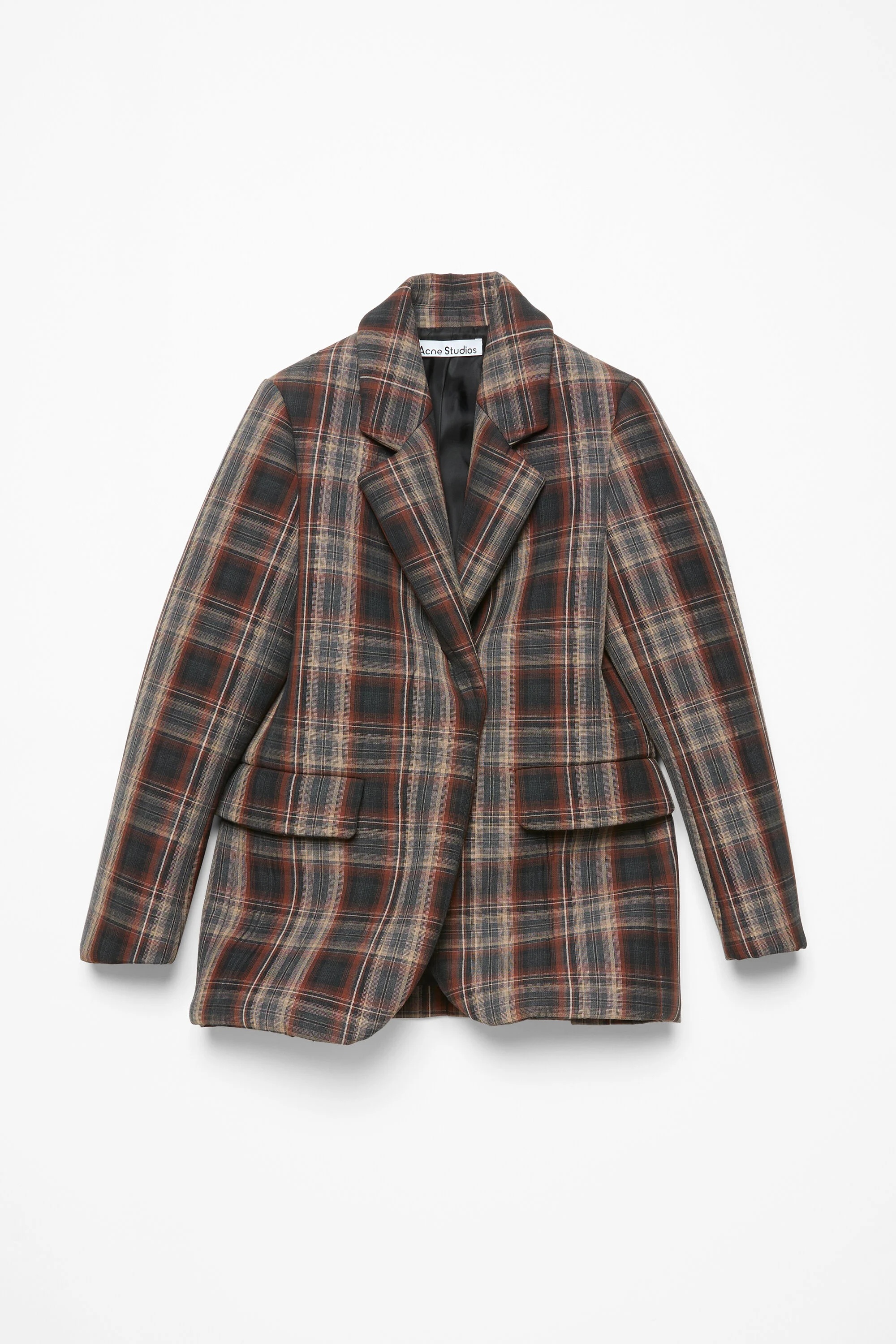 Check bonded jacket - Multi brown - 8