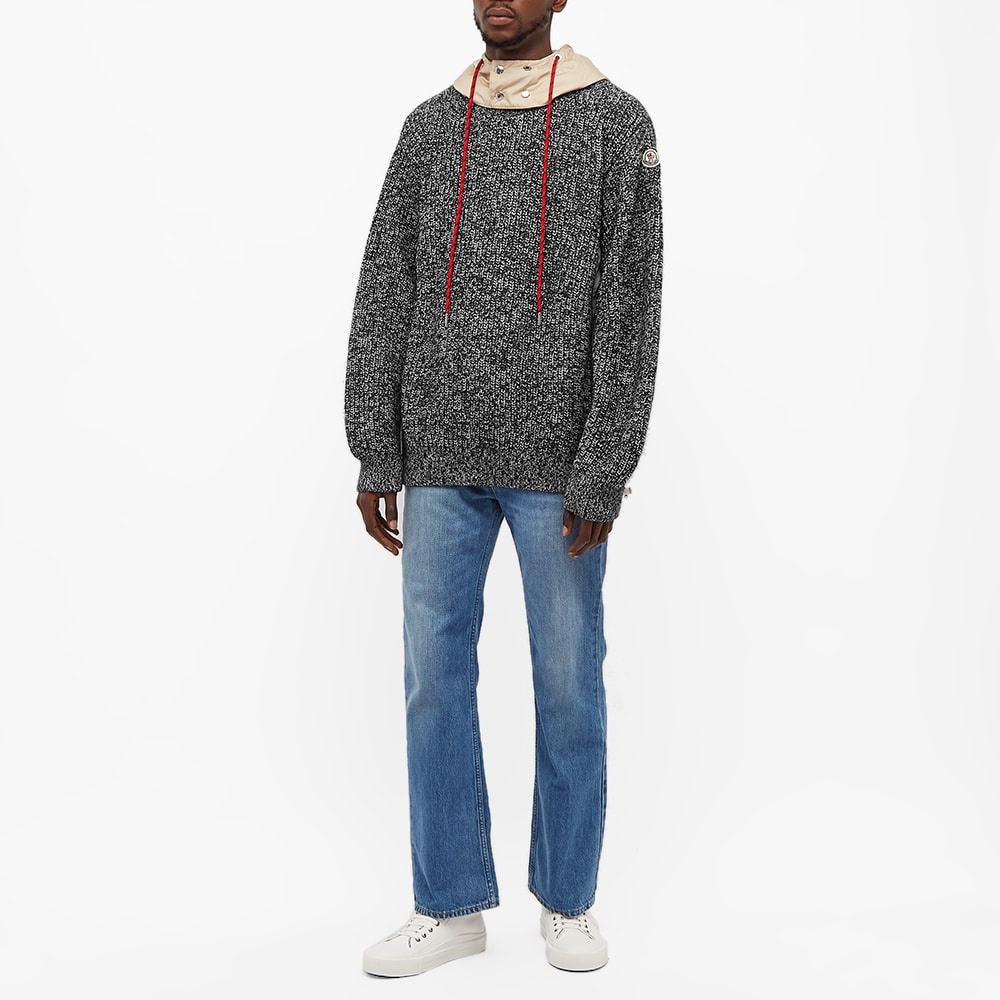 Moncler Hooded Knitted Marl Knit - 6