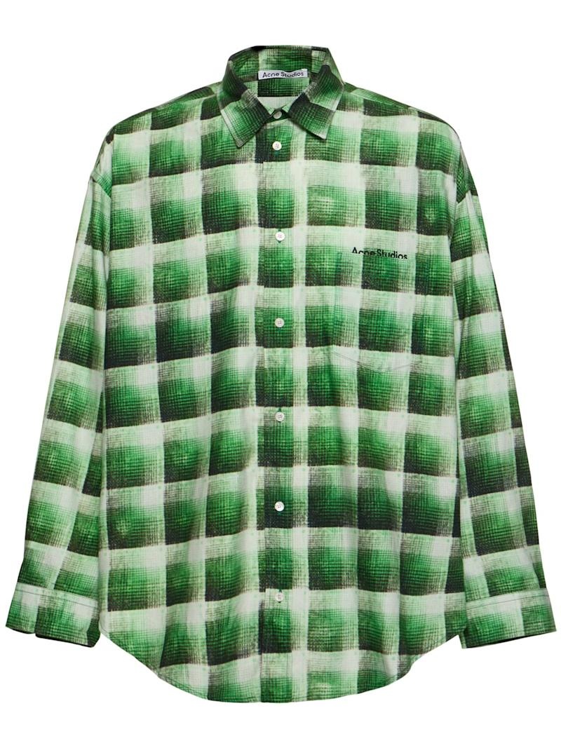美品 GREENCLOTHING WOOL FLANNEL SHIRTS greenclothing WOOL FLANNEL SHIRTS - メルカリ