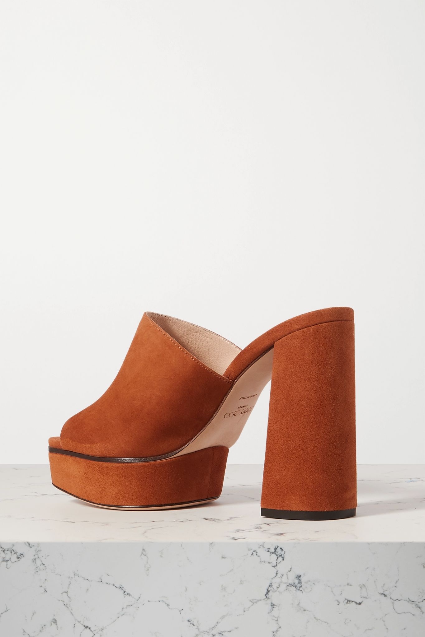 Bethen 115 suede platform mules - 3