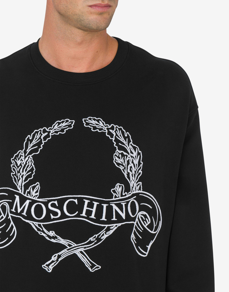 SWEATSHIRT LAUREL CROWN EMBROIDERY 4