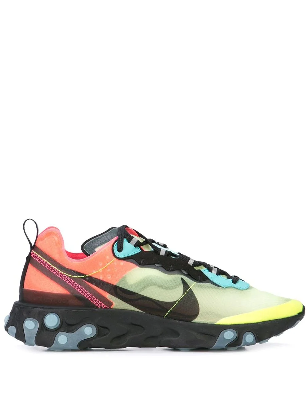 React Element 87 "Volt/Racer Pink" sneakers - 1