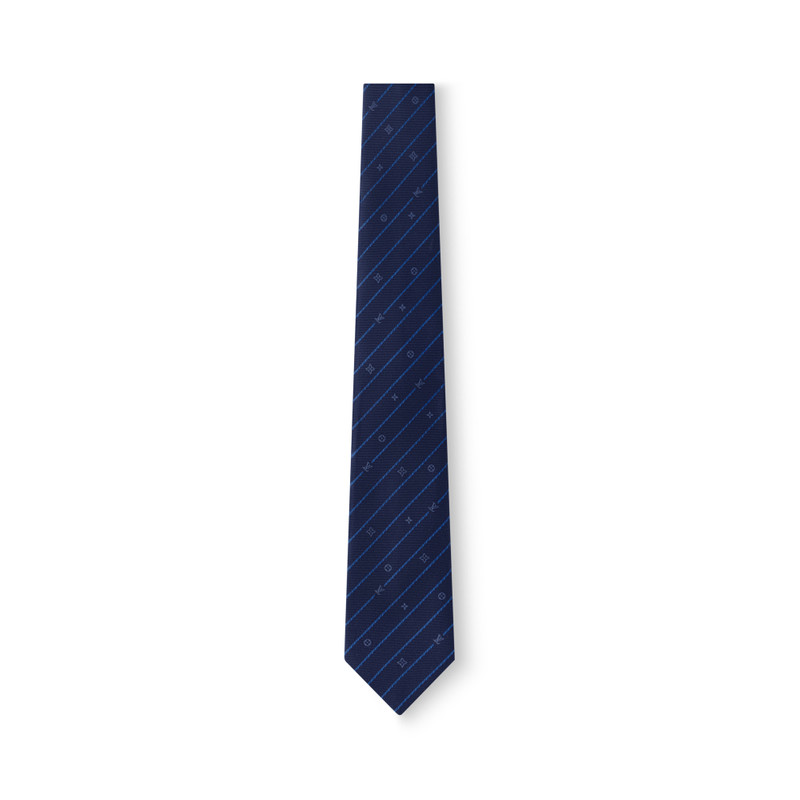 Monogram Pinstripes Tie 1