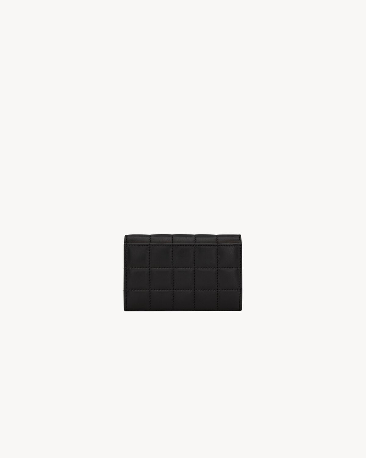 CASSANDRE MATELASSÉ CARRÉ COMPACT CARD CASE IN LAMBSKIN - 2