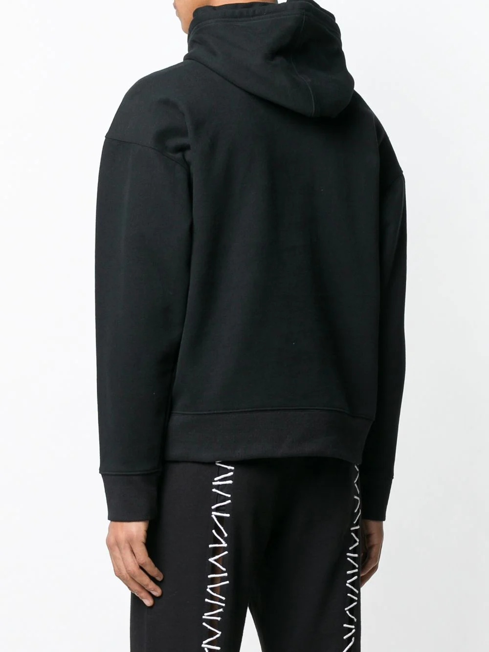 mountain letter embroidered hoodie - 5
