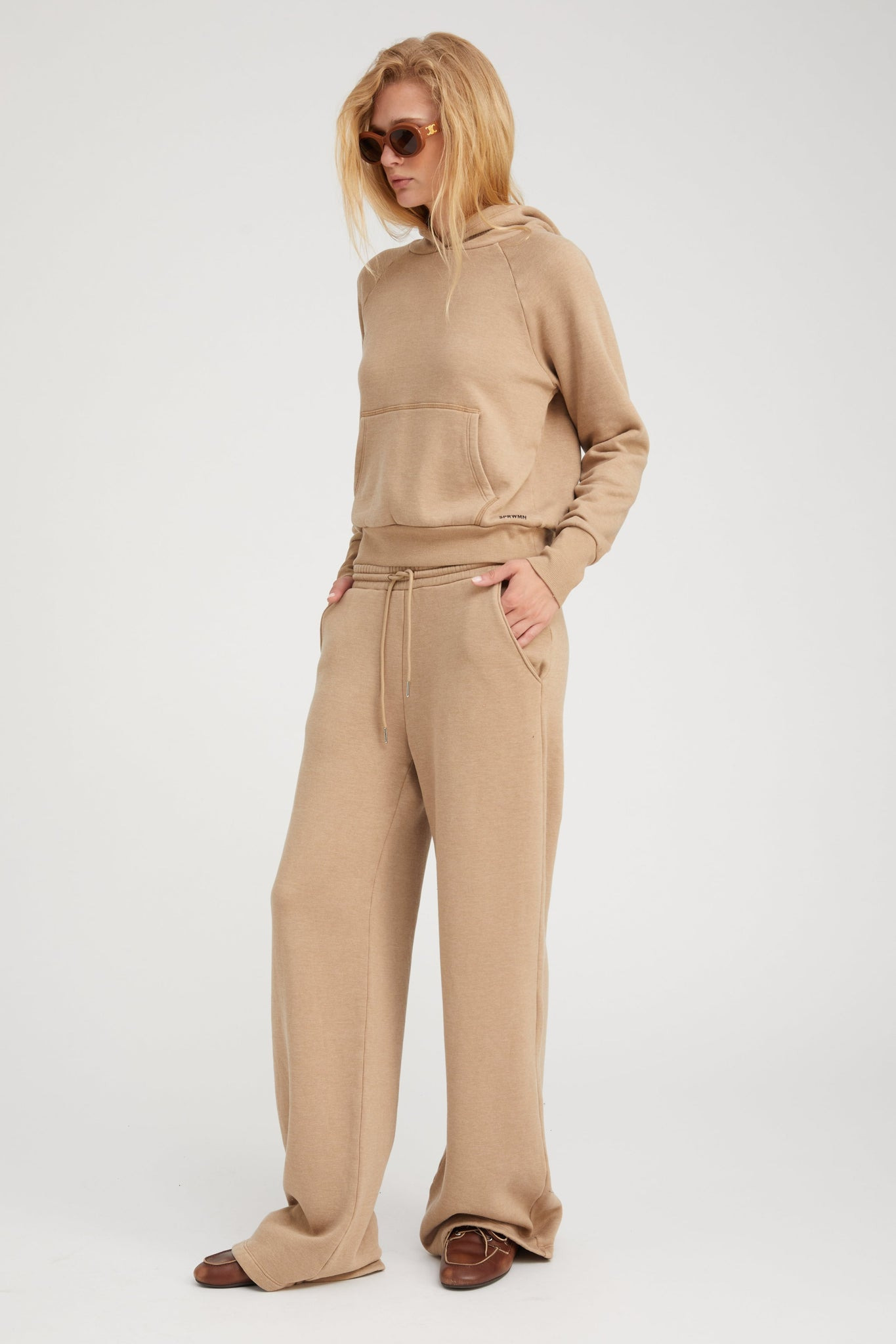 LATTE BAGGY SWEATPANTS - 3
