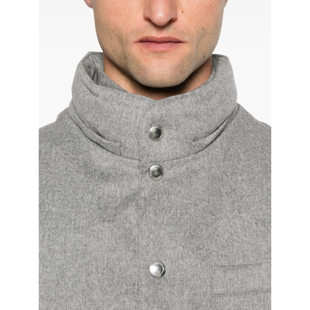 Brunello Cucinelli Grey Jackets - Waistcoats & Gilets Men - 4