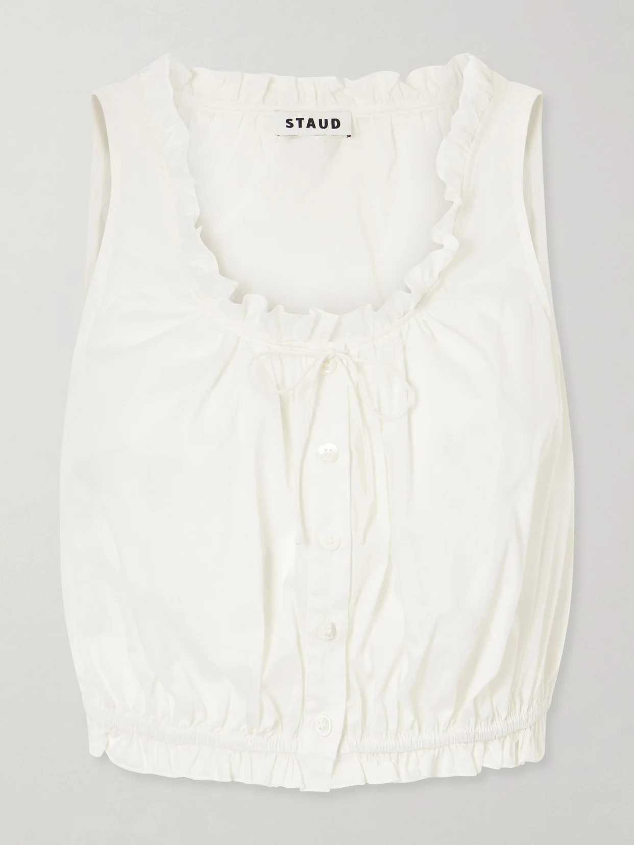 Sicilia Cropped Cotton Tank - 1
