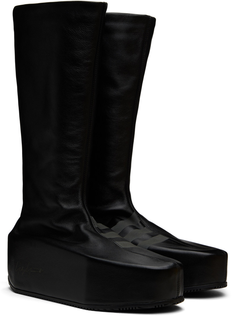 Black Kyasu Overboot Tall Boots 4