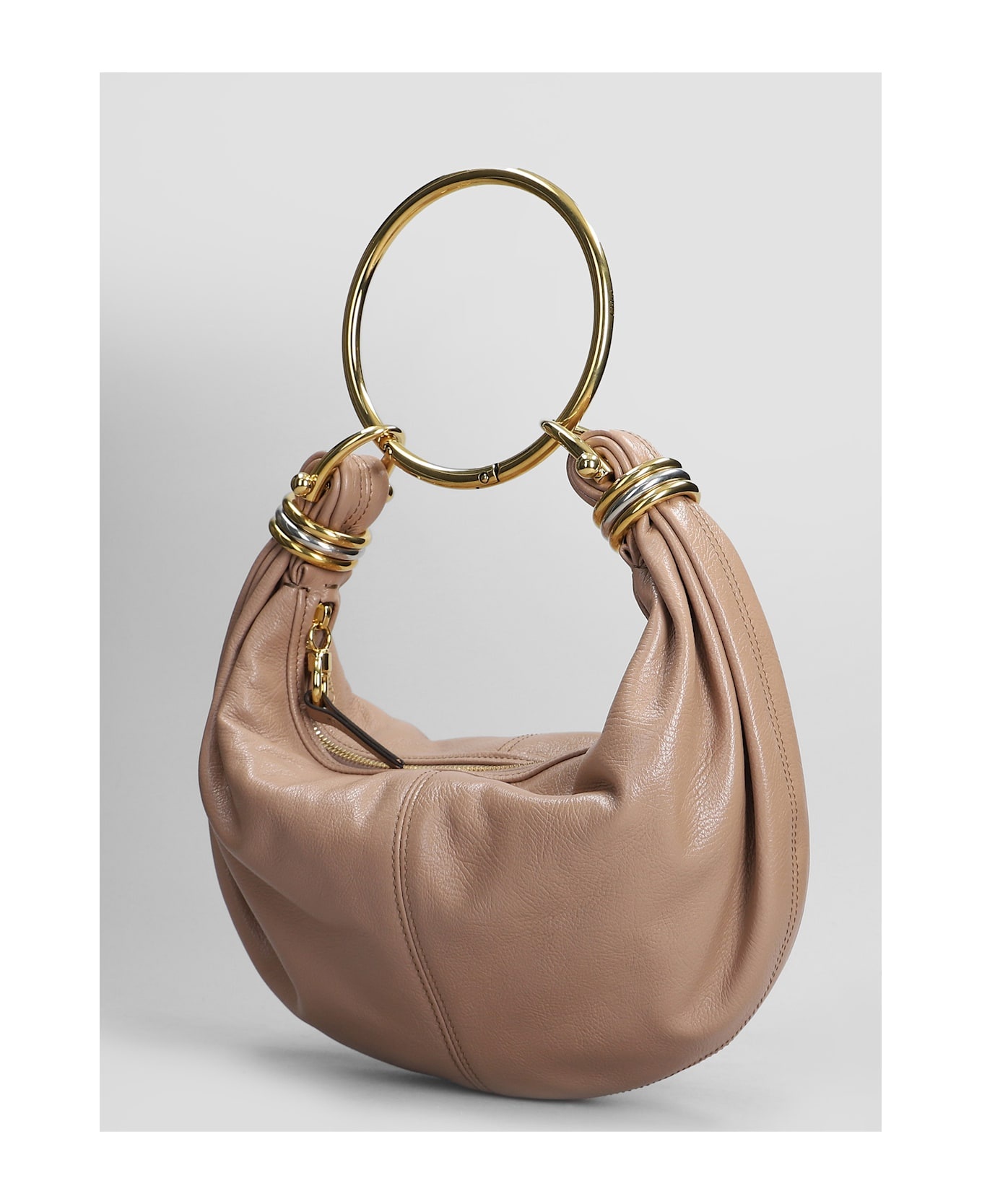 Bracelet Bag Shoulder Bag In Powder Leather - 2