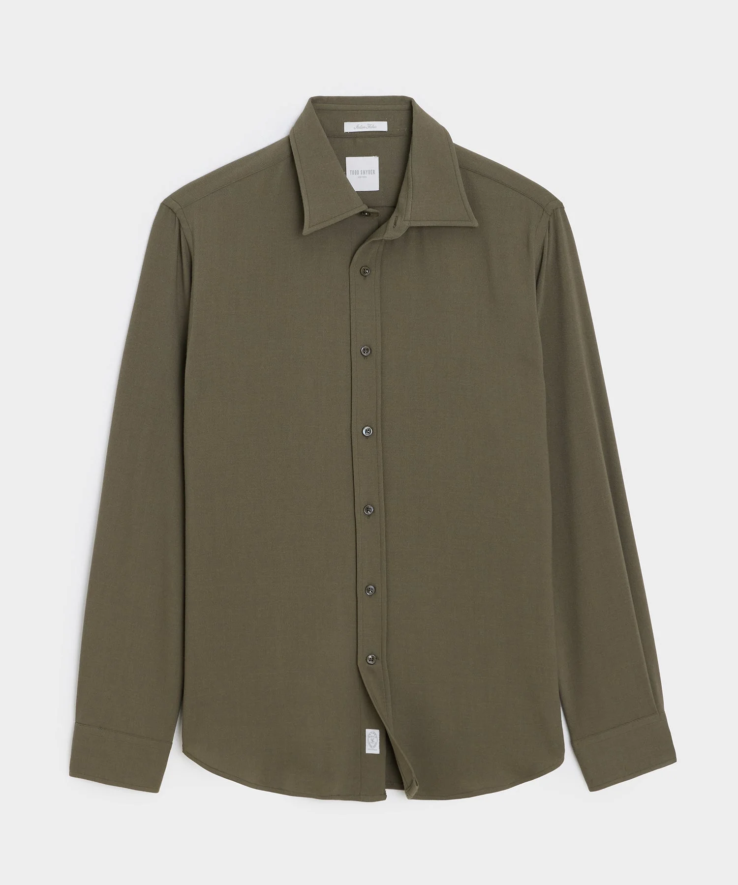 Italian Crepe Wool Shirt - 1