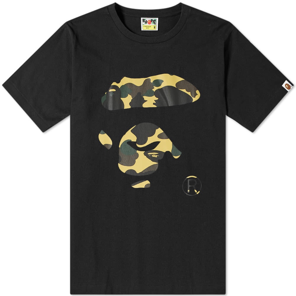 A Bathing Ape 1st Camo Ape Face Tee - 1