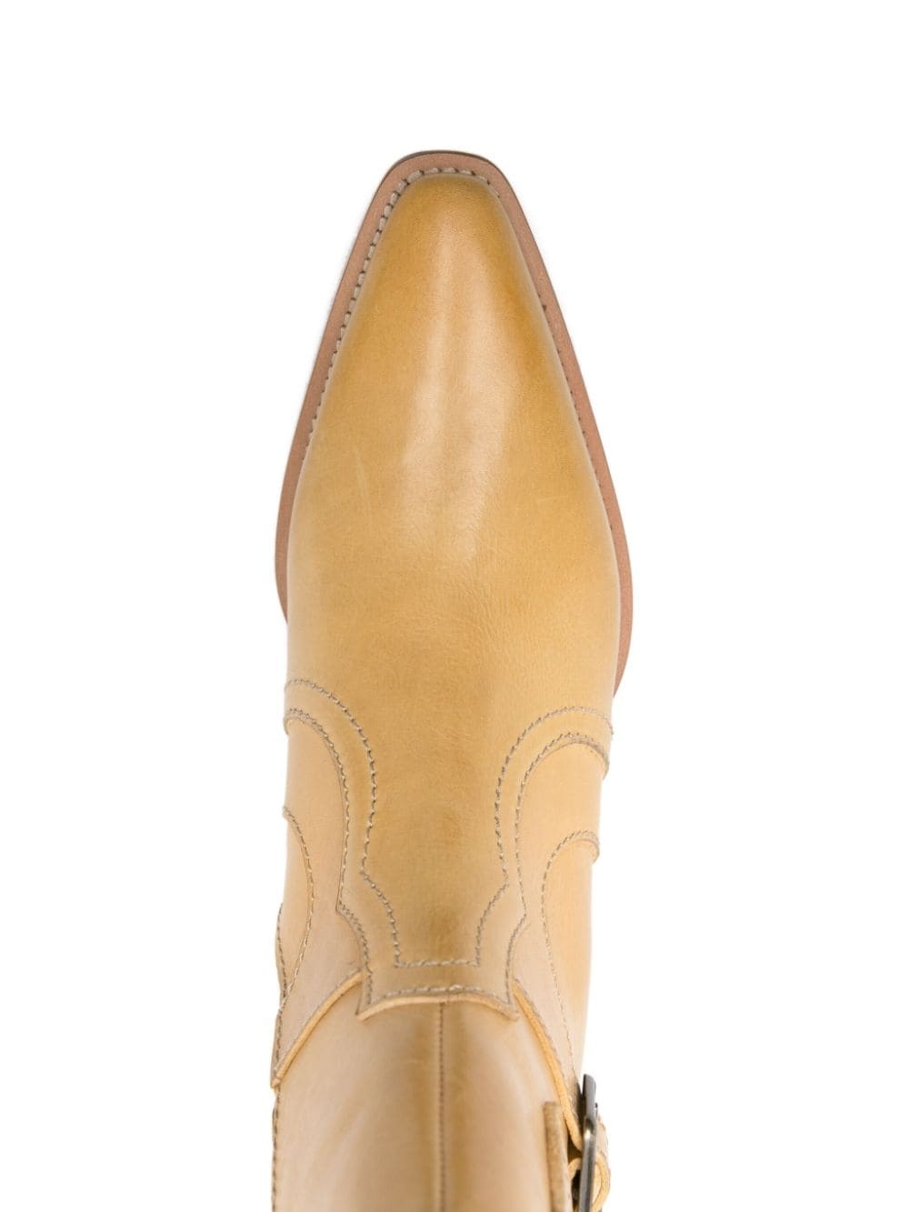 60mm leather ankle boots - 4