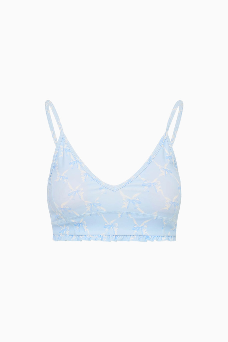 Erza Bow Print Active Bra 1
