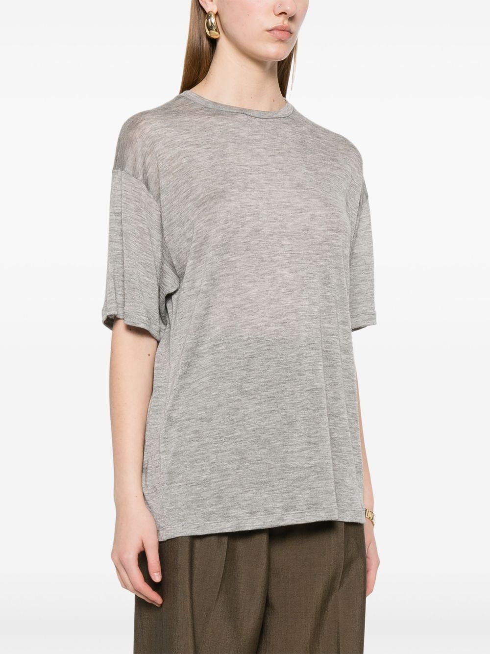 fine-knit T-shirt - 3