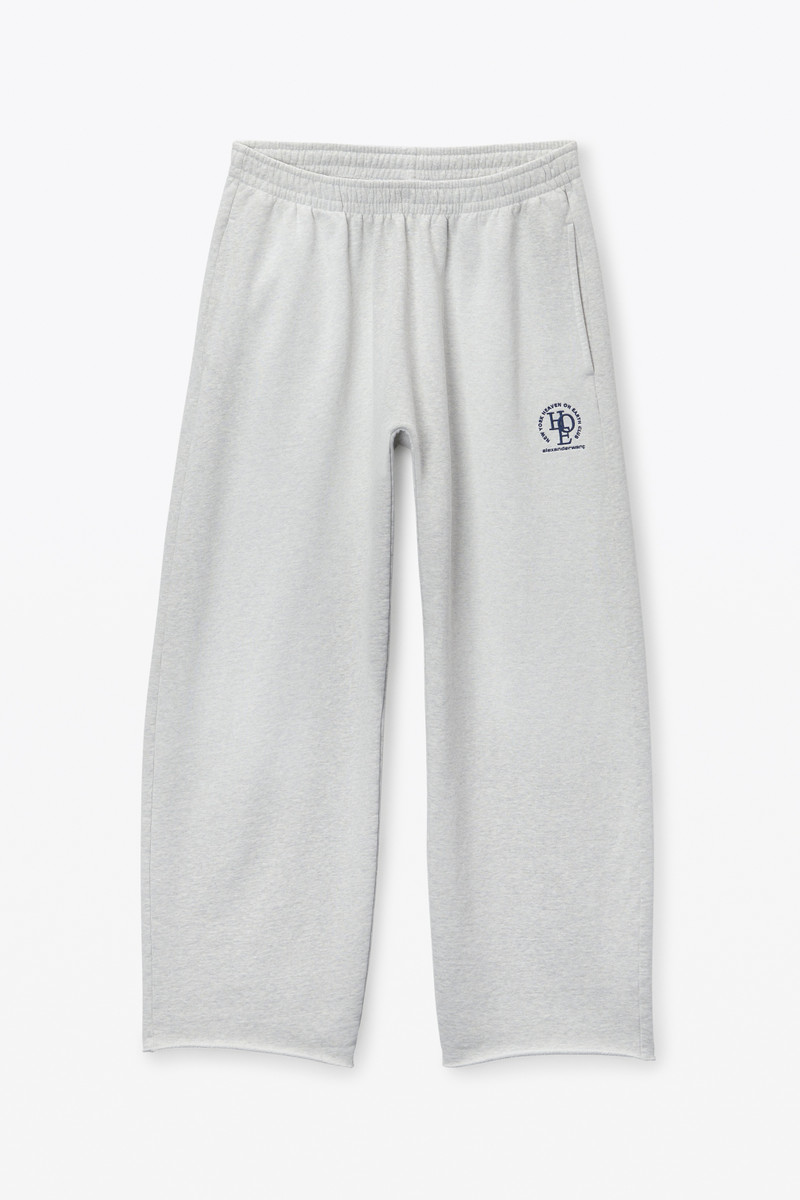 Unisex Logo Oversized Cotton Terry Sweatpants 1
