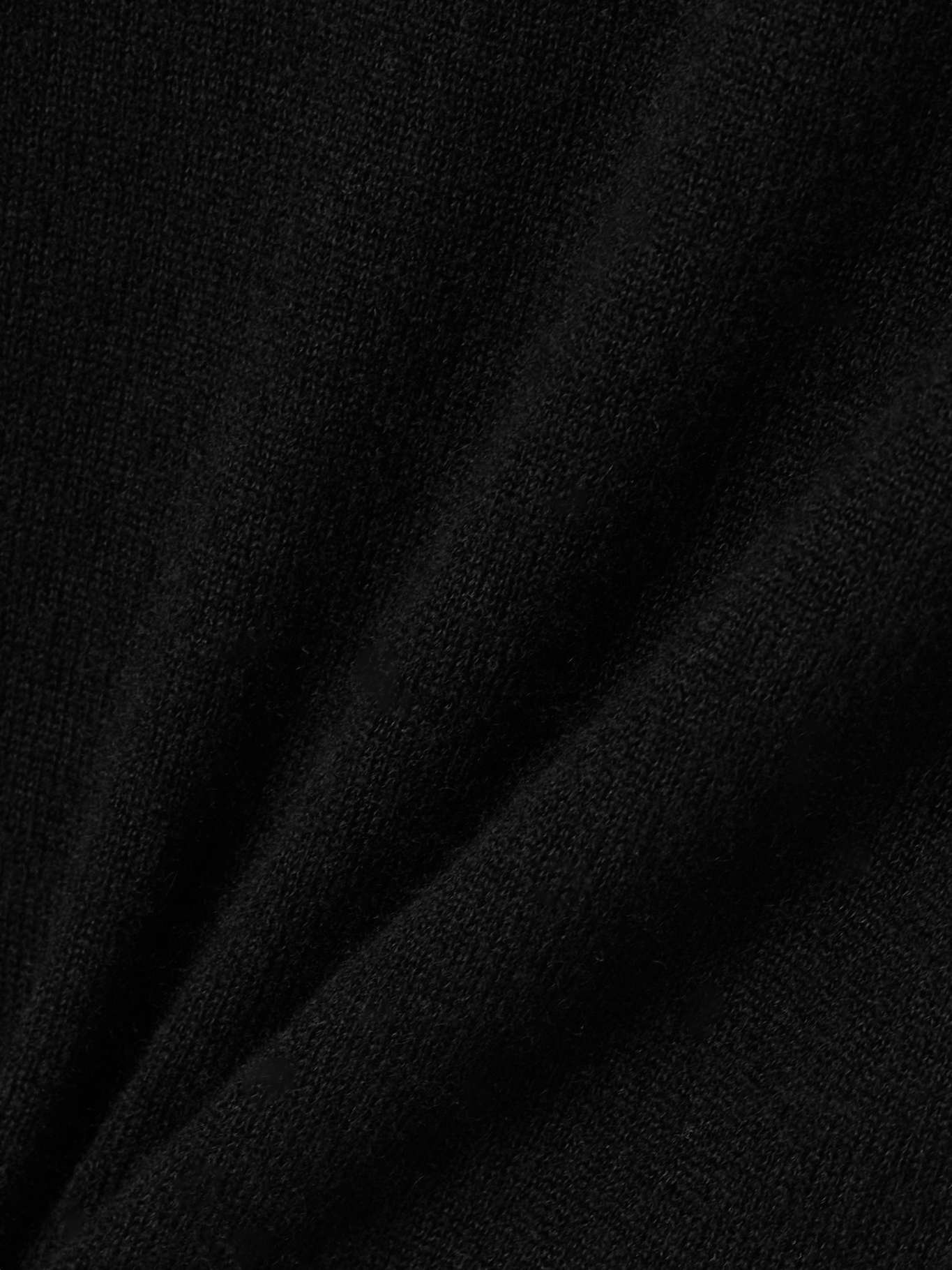 Featherweight cropped wool, cashmere and silk-blend sweater - 5