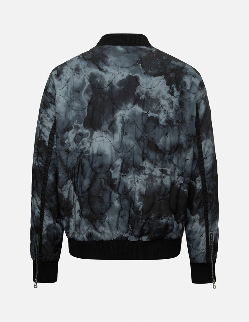 EVISU ALLOVER SEAGULL EMBROIDERY TIE-DYE LOOSE FIT PADDED BOMBER JACKET outlook