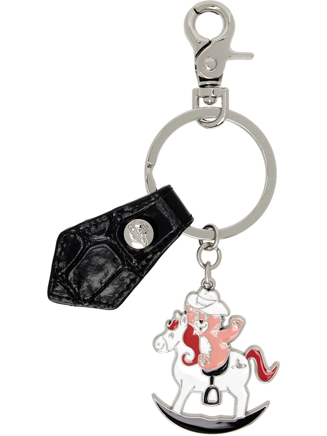 Rocking Horse Teddy Keychain - 1